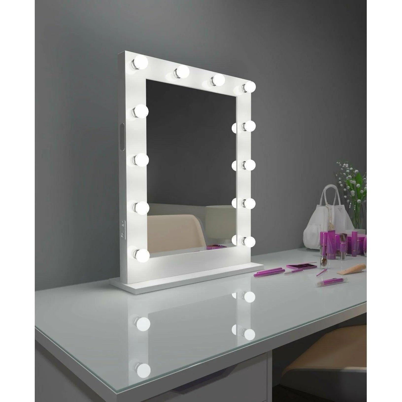 Paris Mirror - Hollywood Marilyn LED Mirror - HMARI20263000-BLK - Canada Light Shop