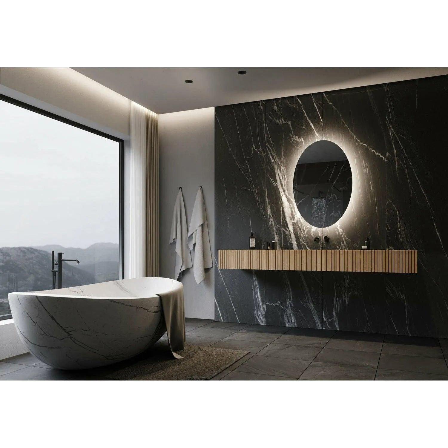 Paris Mirror - Original Oval Backlit LED Mirror - ORIGO24366000 - Canada Light Shop