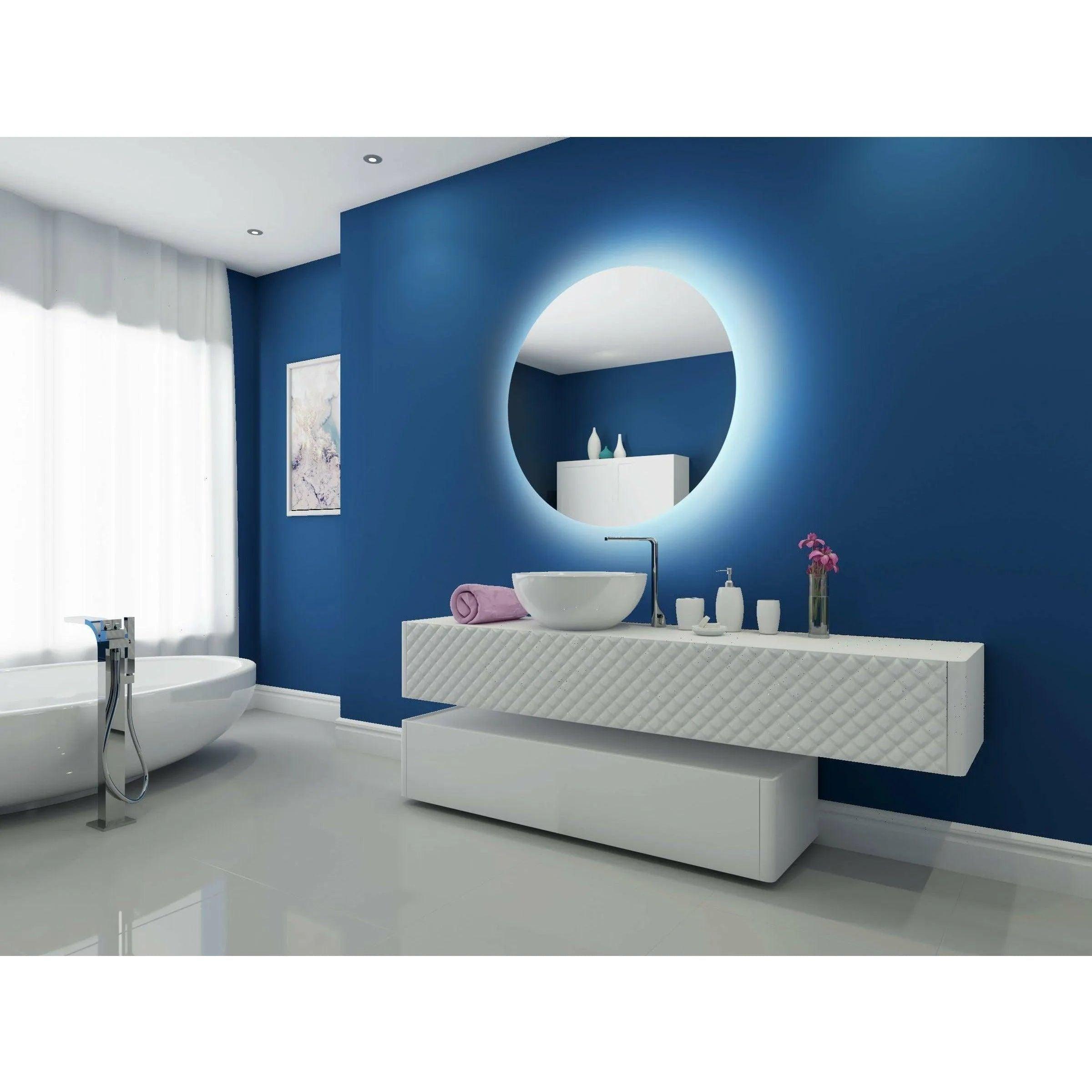 Paris Mirror - Original Round Backlit LED Mirror - ORIGR32323000 - Canada Light Shop