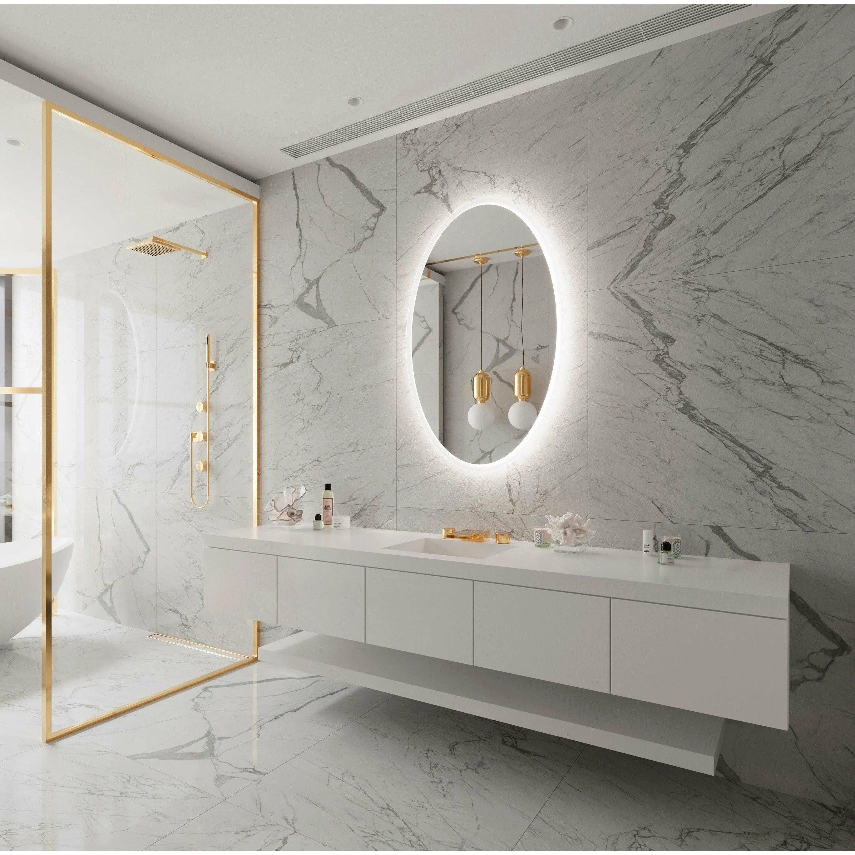 Paris Mirror - Oval Backlit LED Mirror - OVALX30483000 - Canada Light Shop