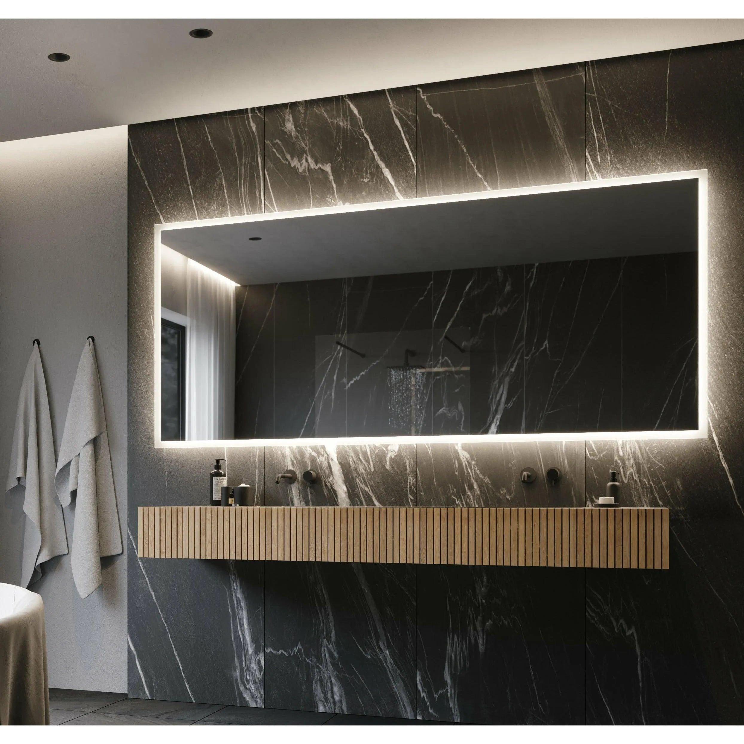 Paris Mirror - Rectangle Backlit LED Mirror - RECTX100453000 - Canada Light Shop