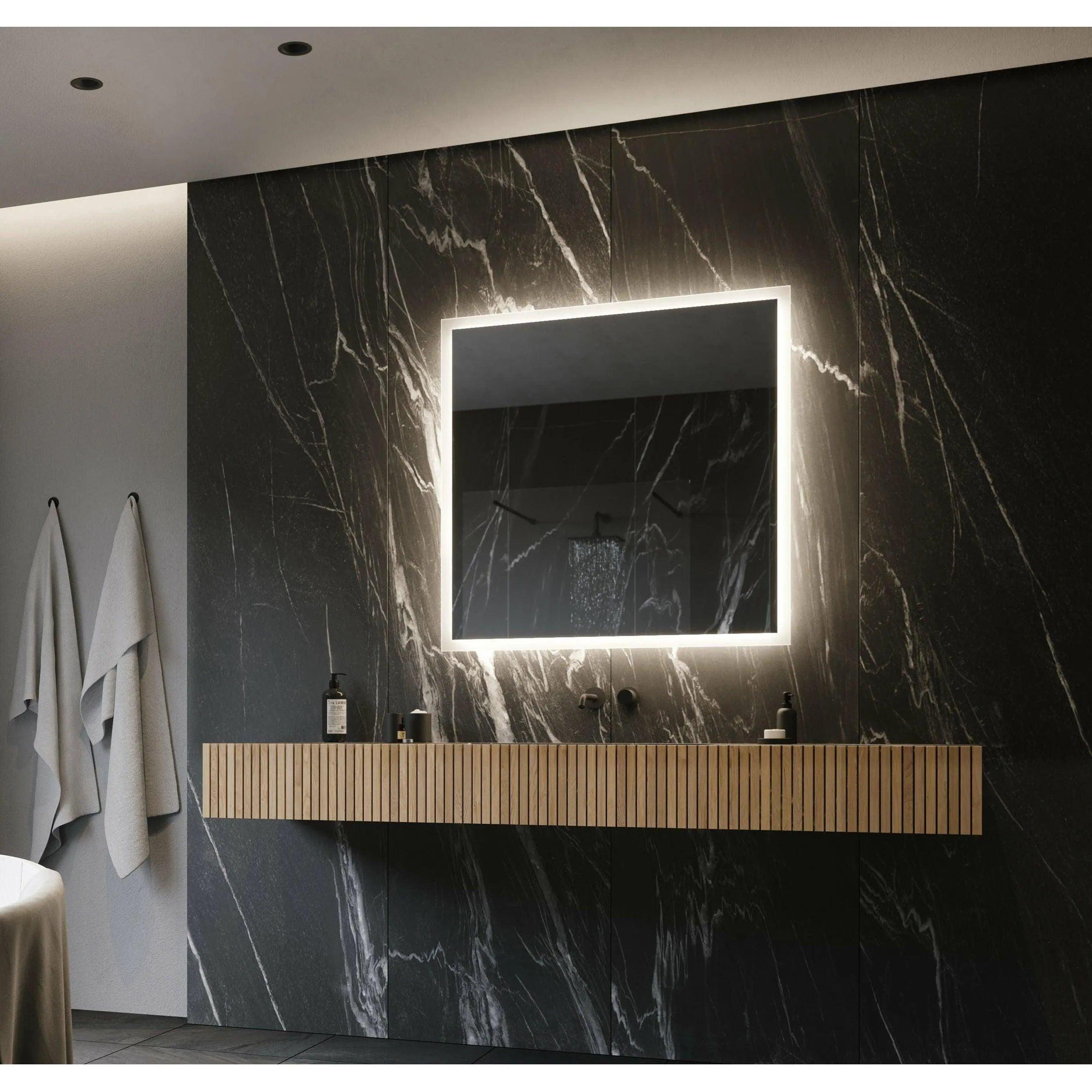 Paris Mirror - Rectangle Backlit LED Mirror - RECTX36363000 - Canada Light Shop