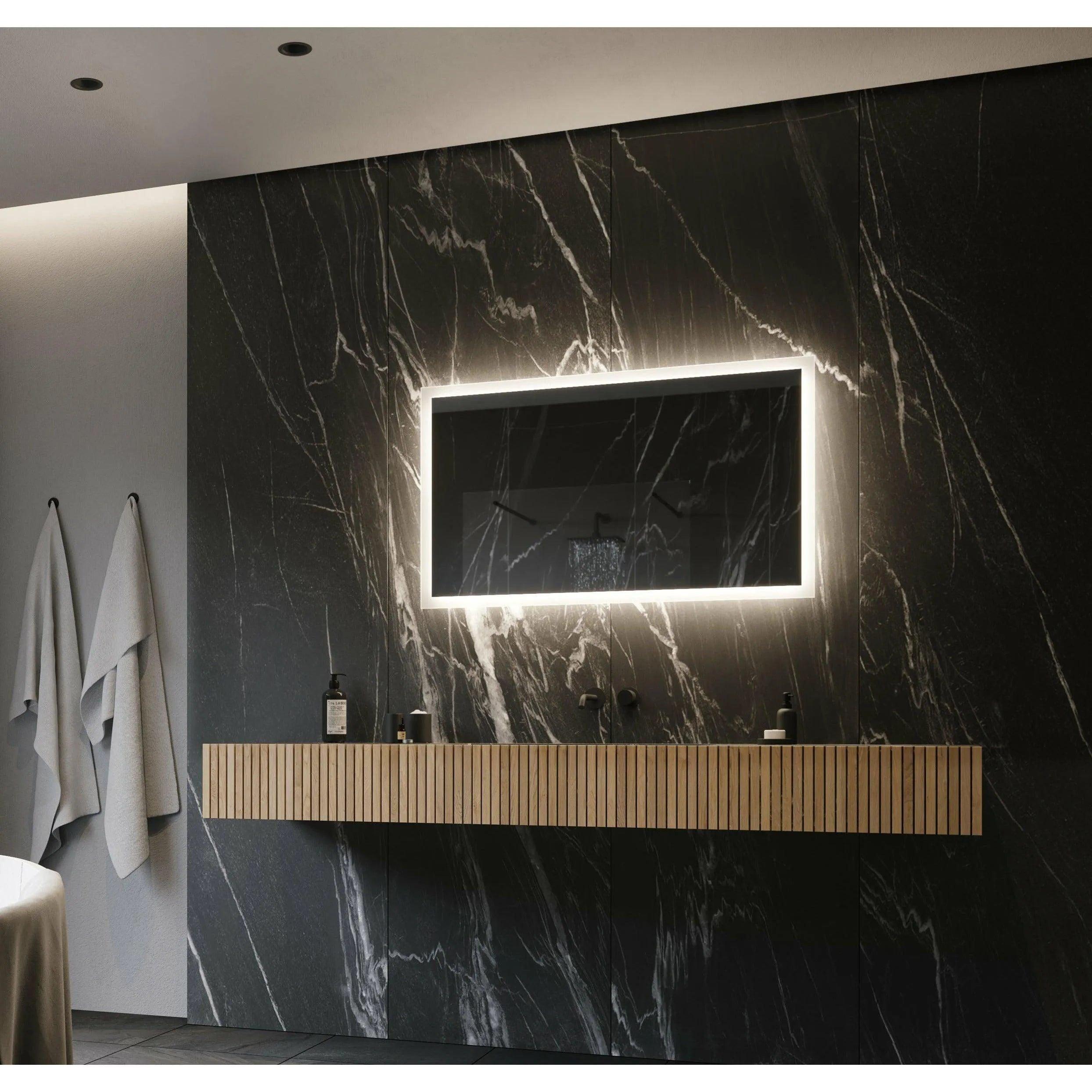 Paris Mirror - Rectangle Backlit LED Mirror - RECTX40243000 - Canada Light Shop