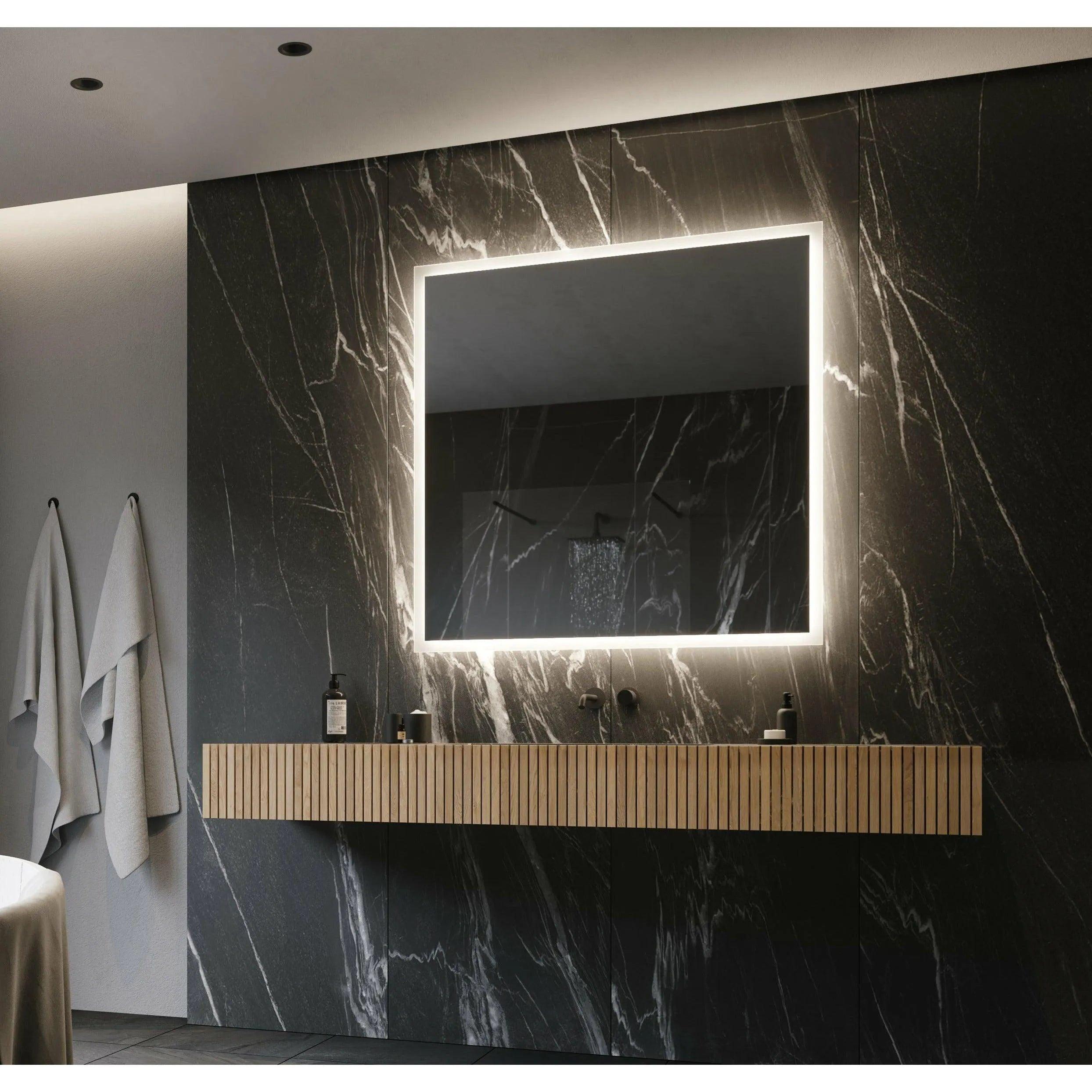 Paris Mirror - Rectangle Backlit LED Mirror - RECTX42423000 - Canada Light Shop