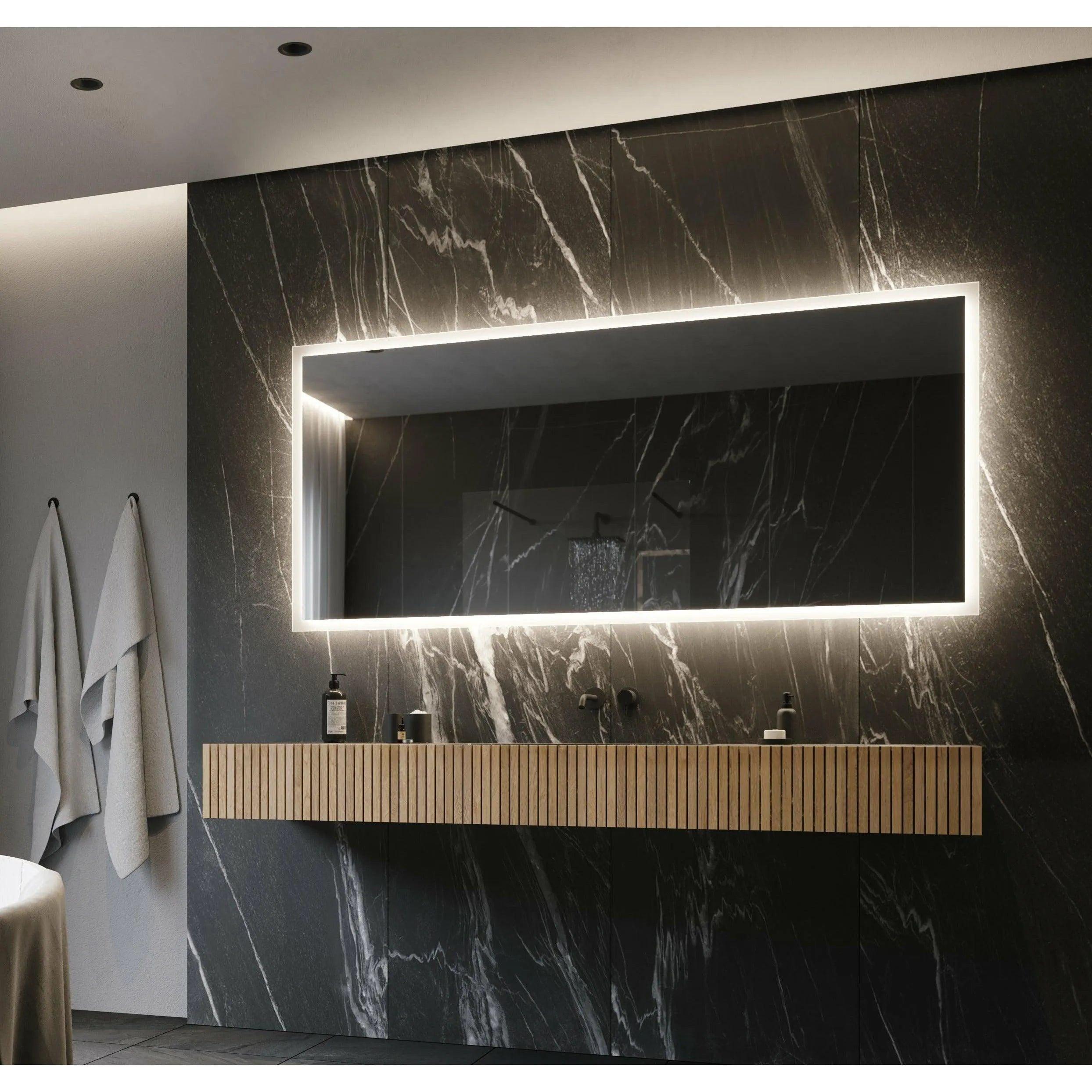 Paris Mirror - Rectangle Backlit LED Mirror - RECTX70323000 - Canada Light Shop