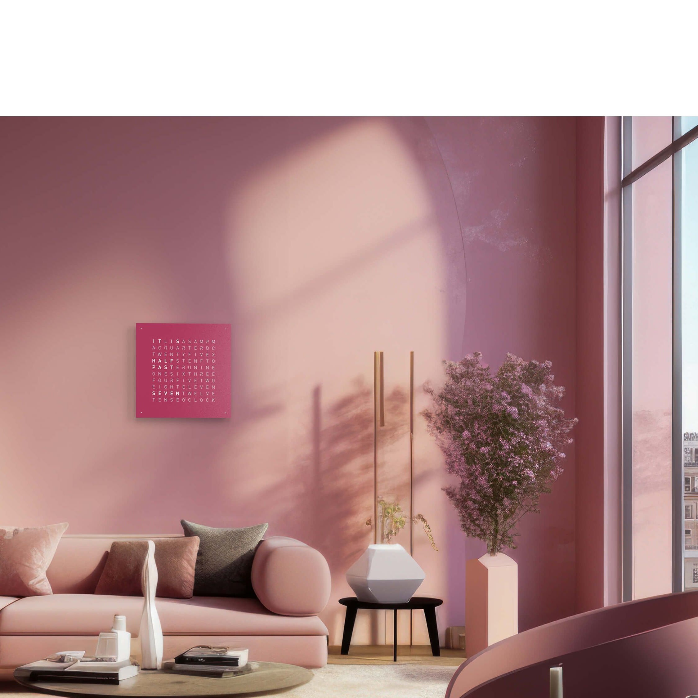 QLOCKTWO QT4PPPC QLOCKTWO EARTH 45 Pretty Pink