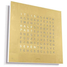 Qlocktwo - QLOCKTWO CLASSIC Gold Creator's Edition Wall Clock - QT-CLASSIC-CE-EN-GD - Canada Light Shop