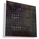 Qlocktwo - QLOCKTWO CLASSIC Raw Iron Creator's Edition Wall Clock - QT-CLASSIC-CE-EN-RI - Canada Light Shop