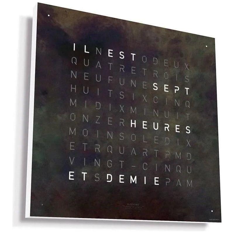 Qlocktwo - QLOCKTWO CLASSIC Raw Iron Creator's Edition Wall Clock - QT-CLASSIC-CE-FR-RI - Canada Light Shop