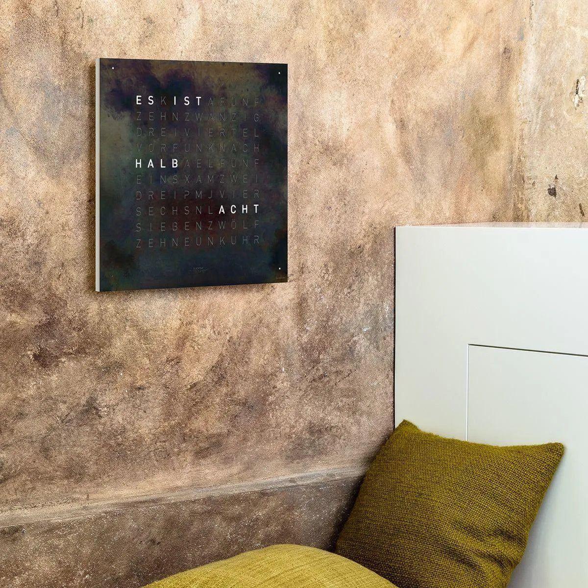 Qlocktwo - QLOCKTWO CLASSIC Raw Iron Creator's Edition Wall Clock - QT-CLASSIC-CE-FR-RI - Canada Light Shop