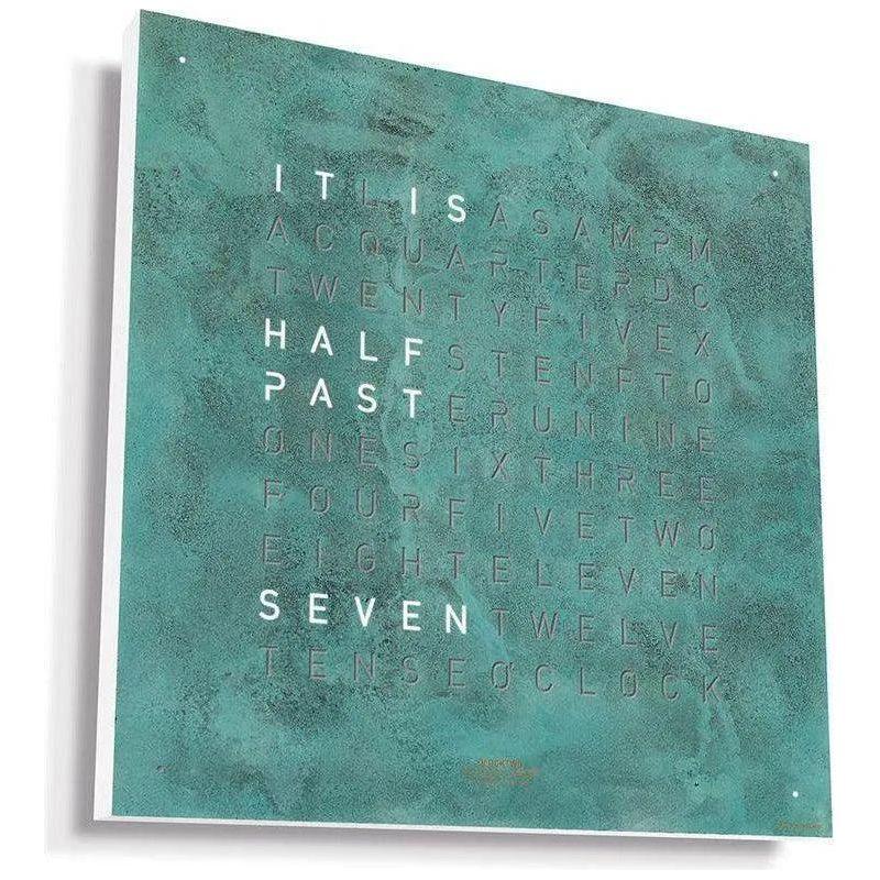 Qlocktwo - QLOCKTWO CLASSIC Vintage Copper Creator's Edition Wall Clock - QT-CLASSIC-CE-EN-VC - Canada Light Shop