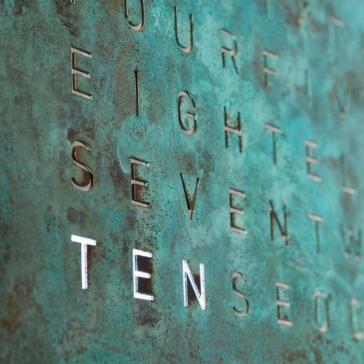 Qlocktwo - QLOCKTWO CLASSIC Vintage Copper Creator's Edition Wall Clock - QT-CLASSIC-CE-FR-VC - Canada Light Shop