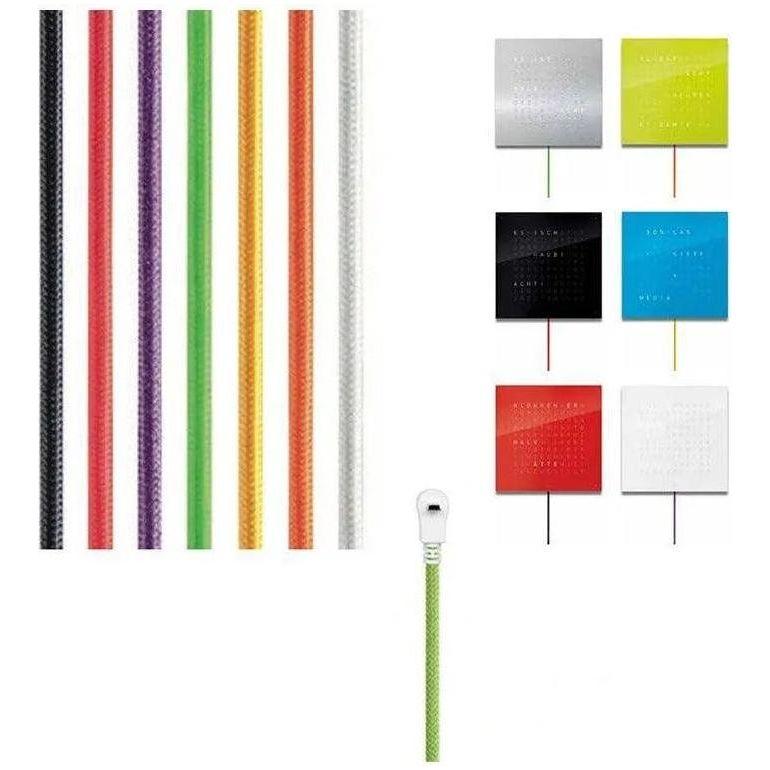 Qlocktwo - QLOCKTWO CLASSIC Wall Clock - Qable Only - QT-CLASSIC-QBL-YL - Canada Light Shop