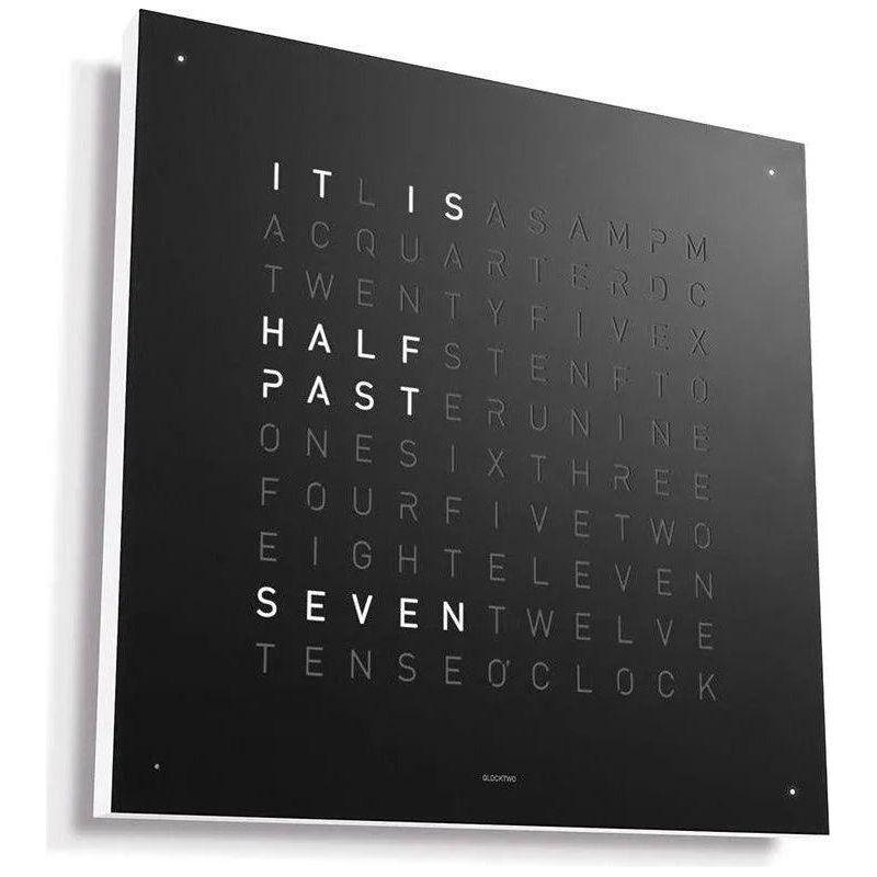 Qlocktwo - QLOCKTWO CLASSIC Wall Clock - QT-CLASSIC-EN-BP - Canada Light Shop