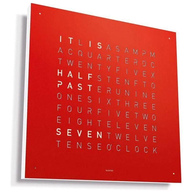Qlocktwo - QLOCKTWO CLASSIC Wall Clock - QT-CLASSIC-EN-RP - Canada Light Shop