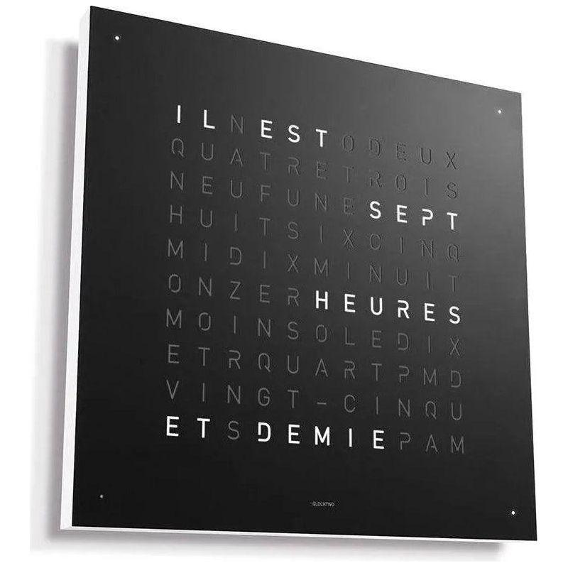 Qlocktwo - QLOCKTWO CLASSIC Wall Clock - QT-CLASSIC-FR-BP - Canada Light Shop