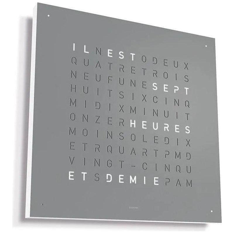 Qlocktwo - QLOCKTWO CLASSIC Wall Clock - QT-CLASSIC-FR-GP - Canada Light Shop