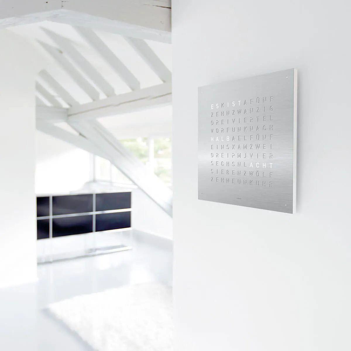 Qlocktwo - QLOCKTWO CLASSIC Wall Clock - QT-CLASSIC-FR-SS - Canada Light Shop