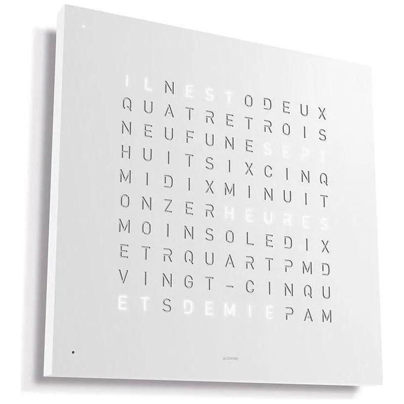 Qlocktwo - QLOCKTWO CLASSIC Wall Clock - QT-CLASSIC-FR-WP - Canada Light Shop