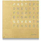 Qlocktwo - QLOCKTWO LARGE Gold Creator's Edition Wall Clock - QT-LARGE-CE-FR-GD - Canada Light Shop