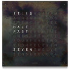 Qlocktwo - QLOCKTWO LARGE Raw Iron Creator's Edition Wall Clock - QT-LARGE-CE-EN-RI - Canada Light Shop