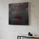 Qlocktwo - QLOCKTWO LARGE Raw Iron Creator's Edition Wall Clock - QT-LARGE-CE-FR-RI - Canada Light Shop