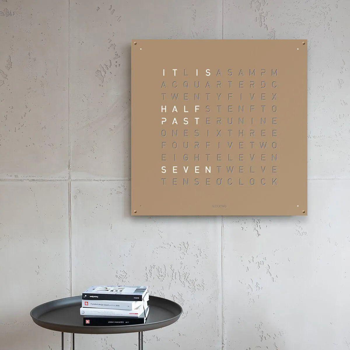 Qlocktwo - QLOCKTWO LARGE Wall Clock - QT-LARGE-EN-HZ - Canada Light Shop