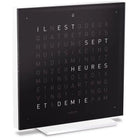 Qlocktwo - QLOCKTWO TOUCH Pure Alarm Clock - QT-TOUCH-PURE-FR-BI - Canada Light Shop