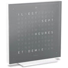 Qlocktwo - QLOCKTWO TOUCH Pure Alarm Clock - QT-TOUCH-PURE-FR-ET - Canada Light Shop