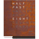 Qlocktwo - QLOCKTWO TOUCH Rust Creator's Edition Wall Clock - QT-TOUCH-CE-FR-RU - Canada Light Shop