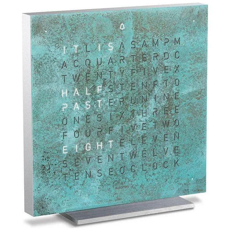 Qlocktwo - QLOCKTWO TOUCH Vintage Copper Creator's Edition Wall Clock - QT-TOUCH-CE-EN-VC - Canada Light Shop