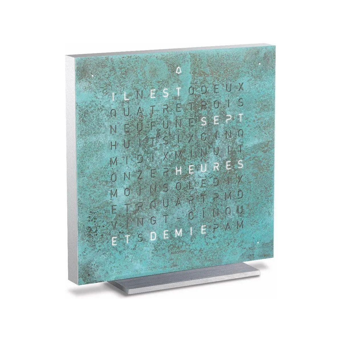 Qlocktwo - QLOCKTWO TOUCH Vintage Copper Creator's Edition Wall Clock - QT-TOUCH-CE-FR-VC - Canada Light Shop