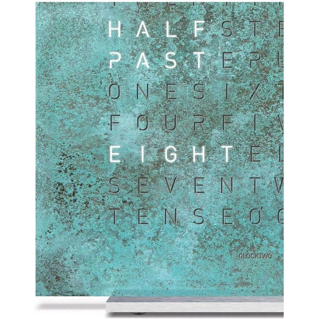 Qlocktwo - QLOCKTWO TOUCH Vintage Copper Creator's Edition Wall Clock - QT-TOUCH-CE-FR-VC - Canada Light Shop