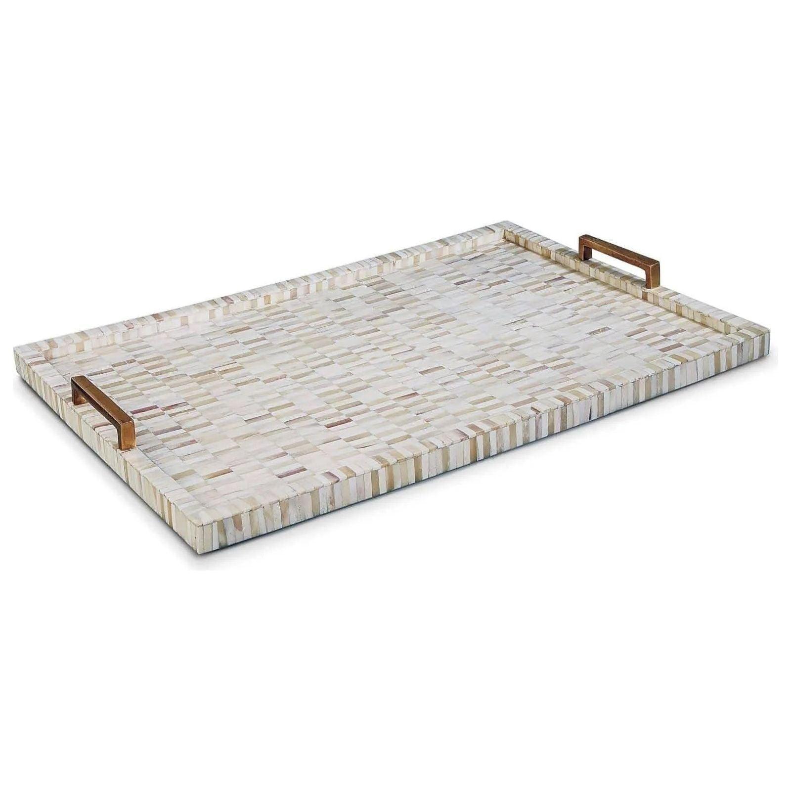 Regina Andrew - Bone & Brass Tray - 20-1039 - Canada Light Shop