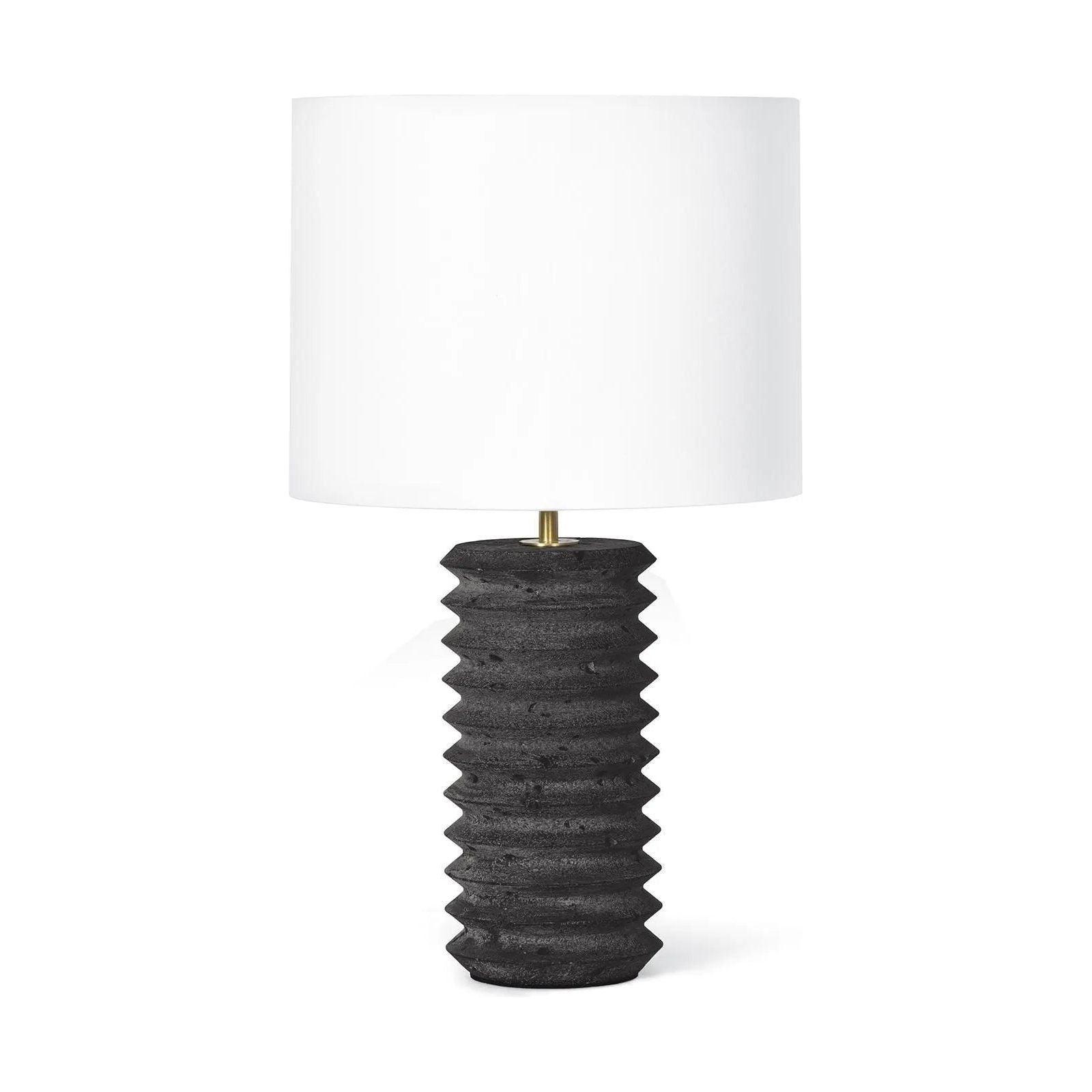 Regina Andrew - Noir Column Travertine Lamp - 13-1587 - Canada Light Shop
