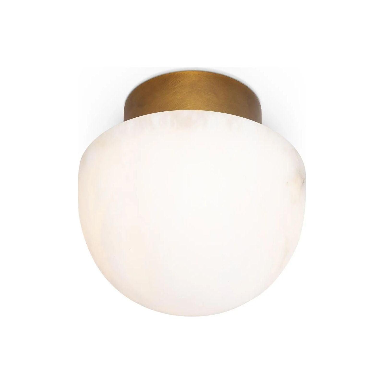 Regina Andrew - Parker Alabaster Flush Mount - 16-1398NB - Canada Light Shop