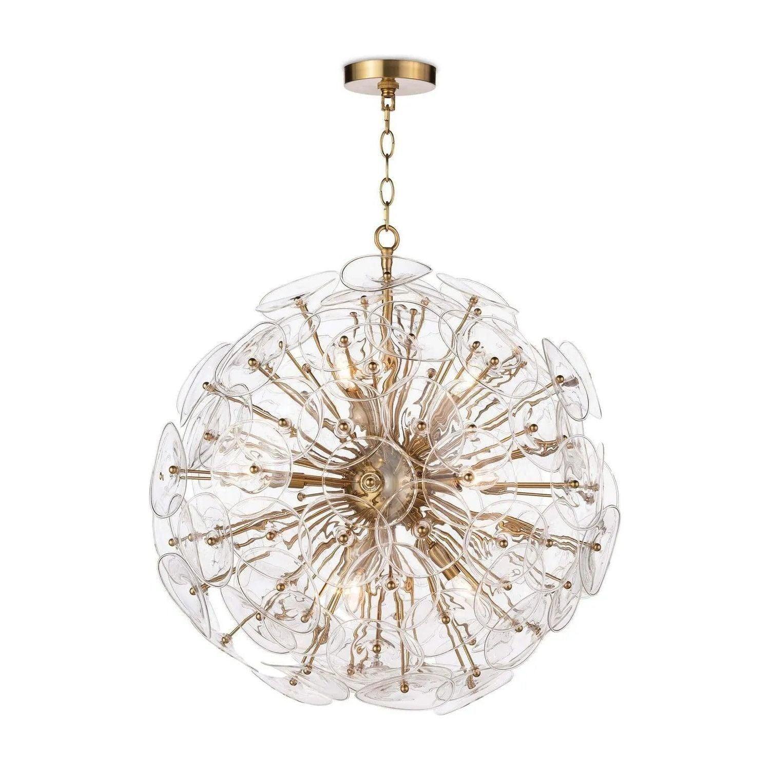 Regina Andrew - Poppy Glass Chandelier - 16-1243CLR - Canada Light Shop