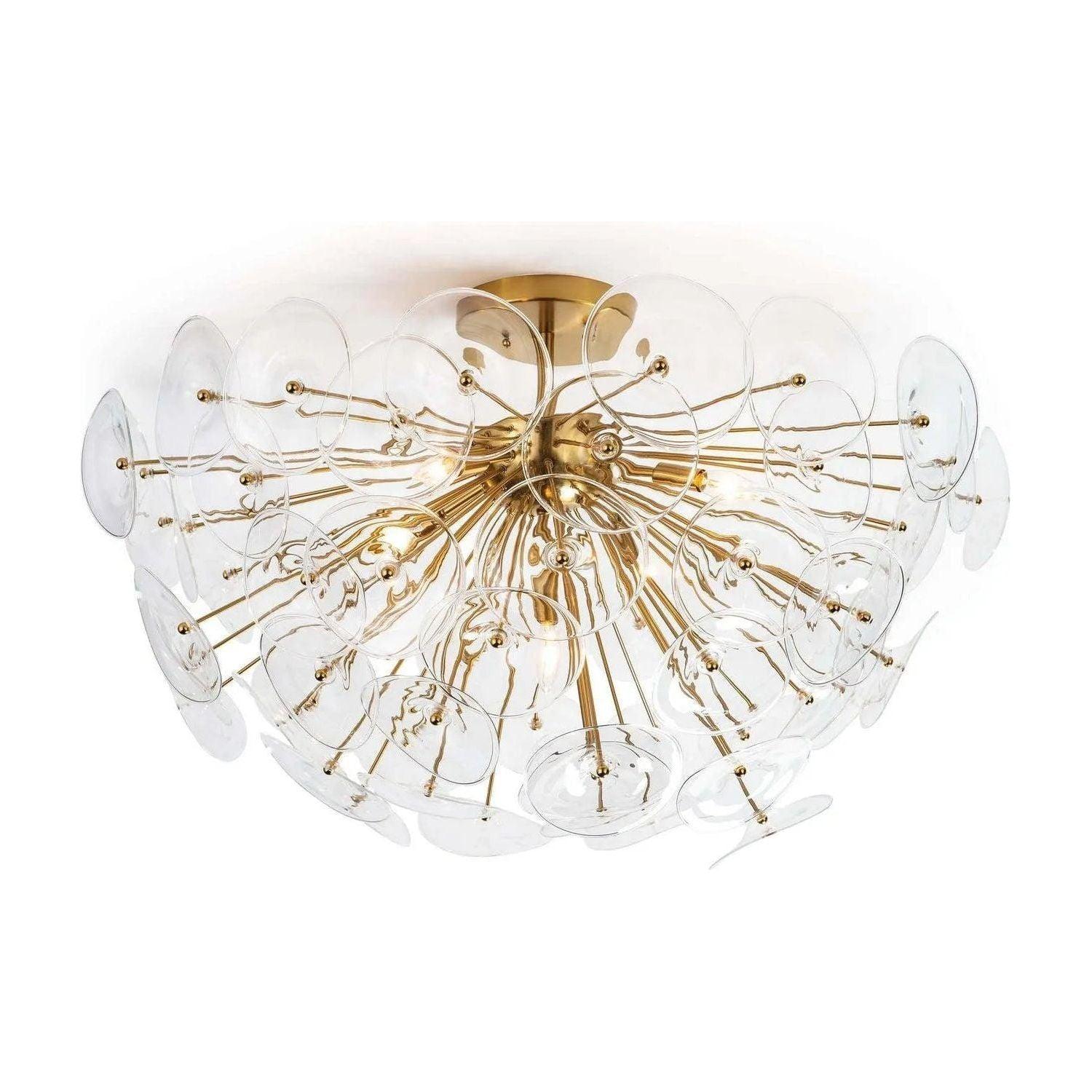 Regina Andrew - Poppy Glass Flush Mount - 16-1232CLR - Canada Light Shop