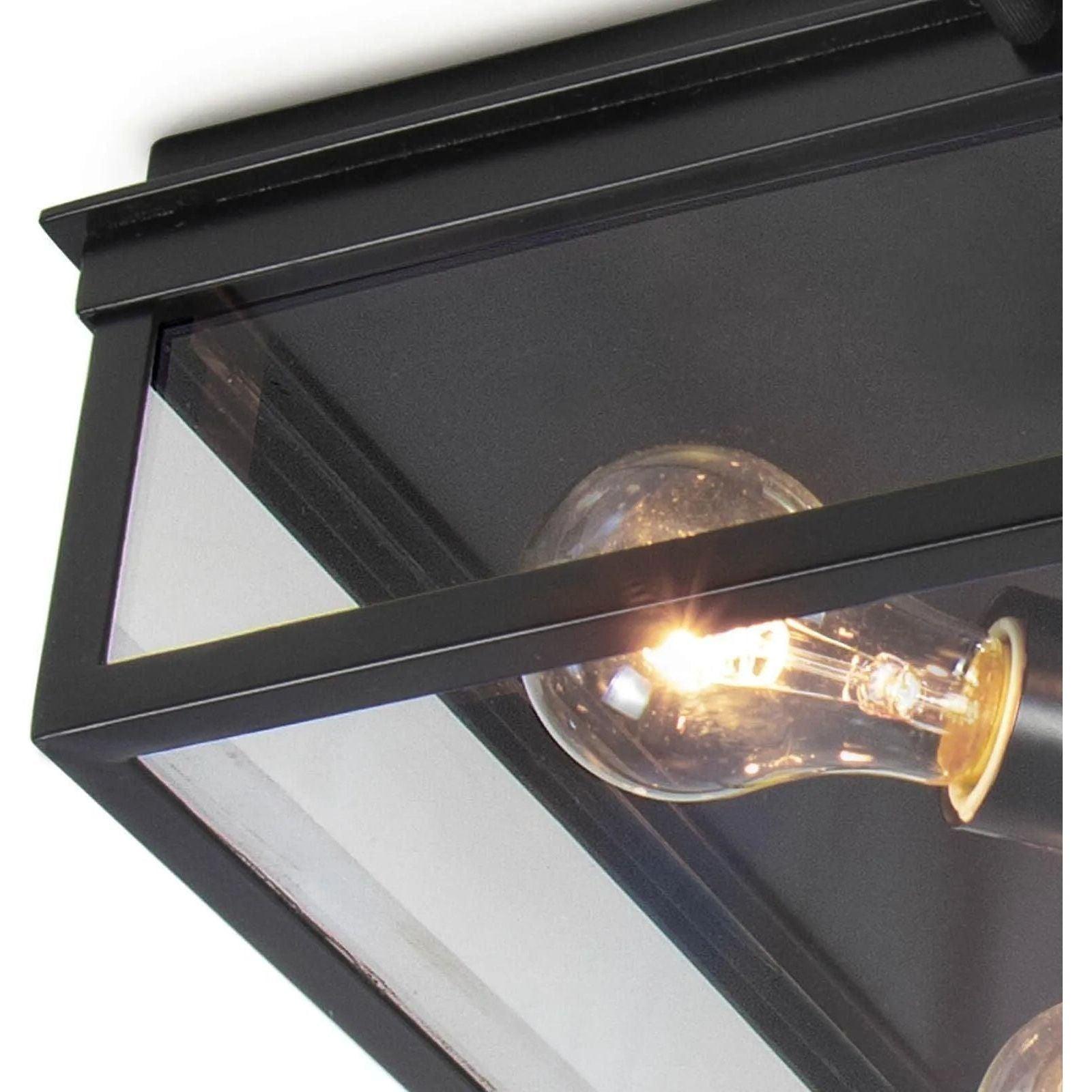 Regina Andrew - Sydney Outdoor Flush Mount - 17-1011BLK - Canada Light Shop
