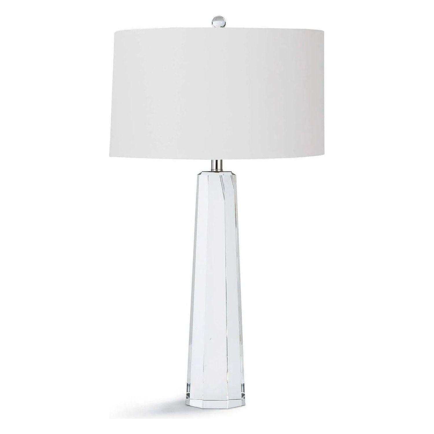 Regina Andrew - Tapered Hex Crystal Table Lamp - 13-1174 - Canada Light Shop