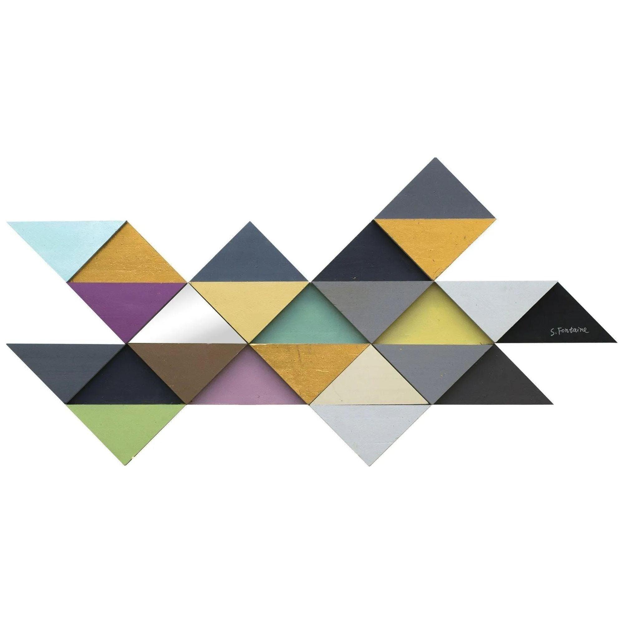 Renwil - Tremulous Triangle Wall Décor - W6287 - Canada Light Shop