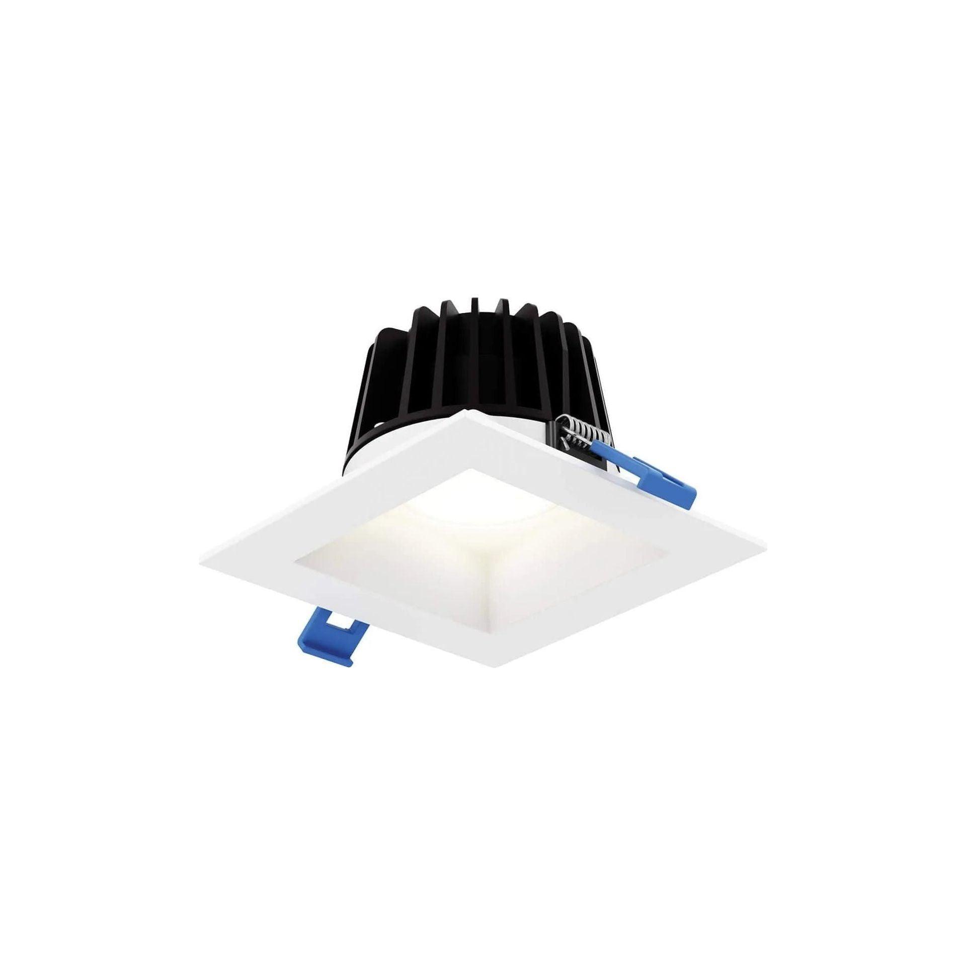 DALS Lighting - RGR 4" Square Regressed Recessed Light 0-10V - RGR4SQ-CC-V-WH - Canada Light Shop