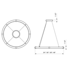 Ridgely Studio Works - Aura Slim Pendant - AU-SM-PE-BLS-LRG - Canada Light Shop