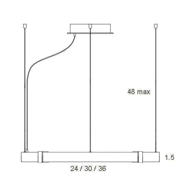 Ridgely Studio Works - Aura Slim Pendant - AU-SM-PE-BLS-LRG - Canada Light Shop