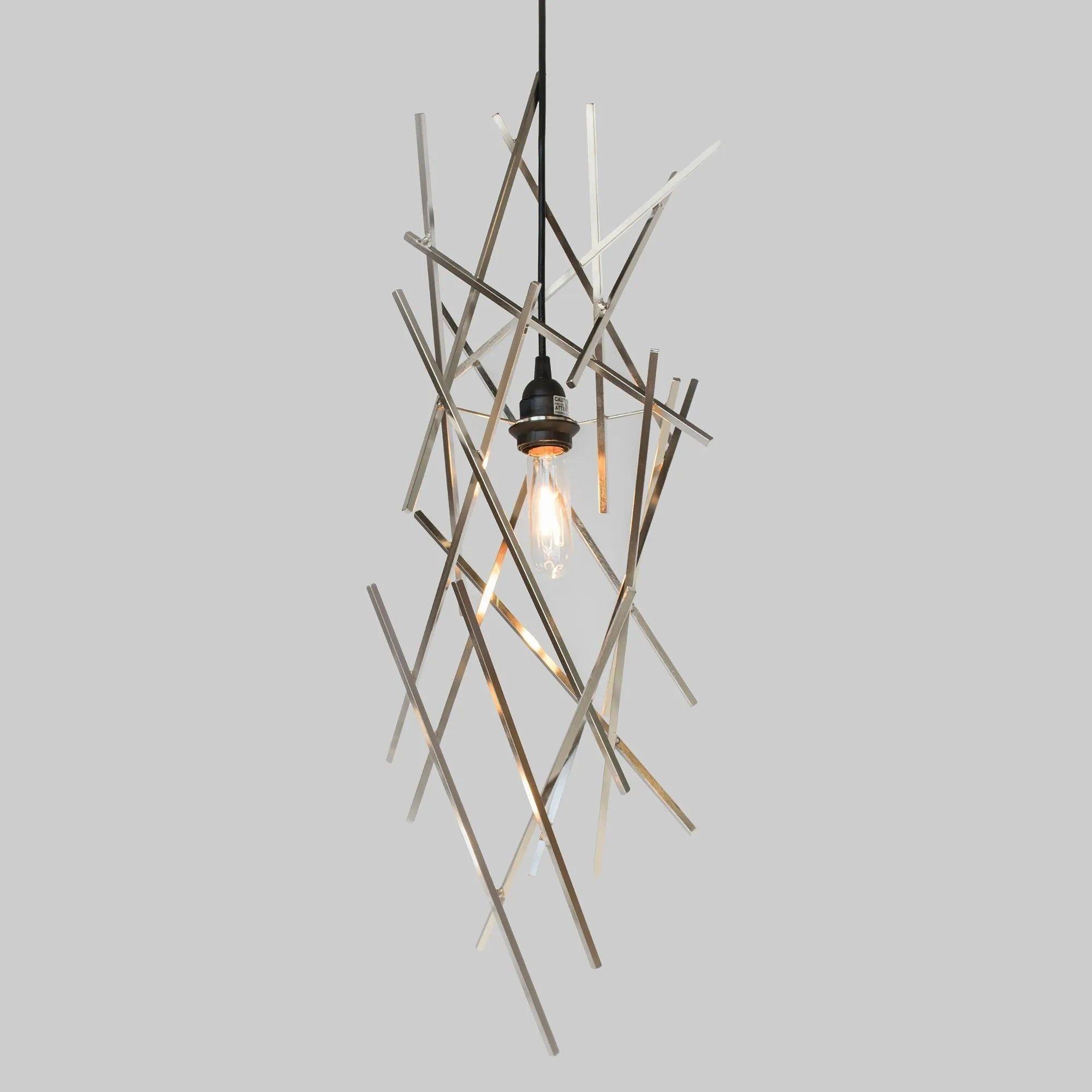 Ridgely Studio Works - Criss Cross Pendant - CC-PE-102AW-B - Canada Light Shop
