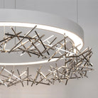 Ridgely Studio Works - Halo Criss Cross Chandelier - CC-HA-CH-102AW - Canada Light Shop