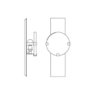 Ridgely Studio Works - Lunette Rectangular 3 Prong Wall Light - LUN-REC-3P-WS-CH-112BRZ - Canada Light Shop