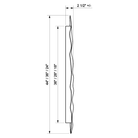 Ridgely Studio Works - Luster Medallion Wall Light - LU-ME-36-DSB-BL - Canada Light Shop