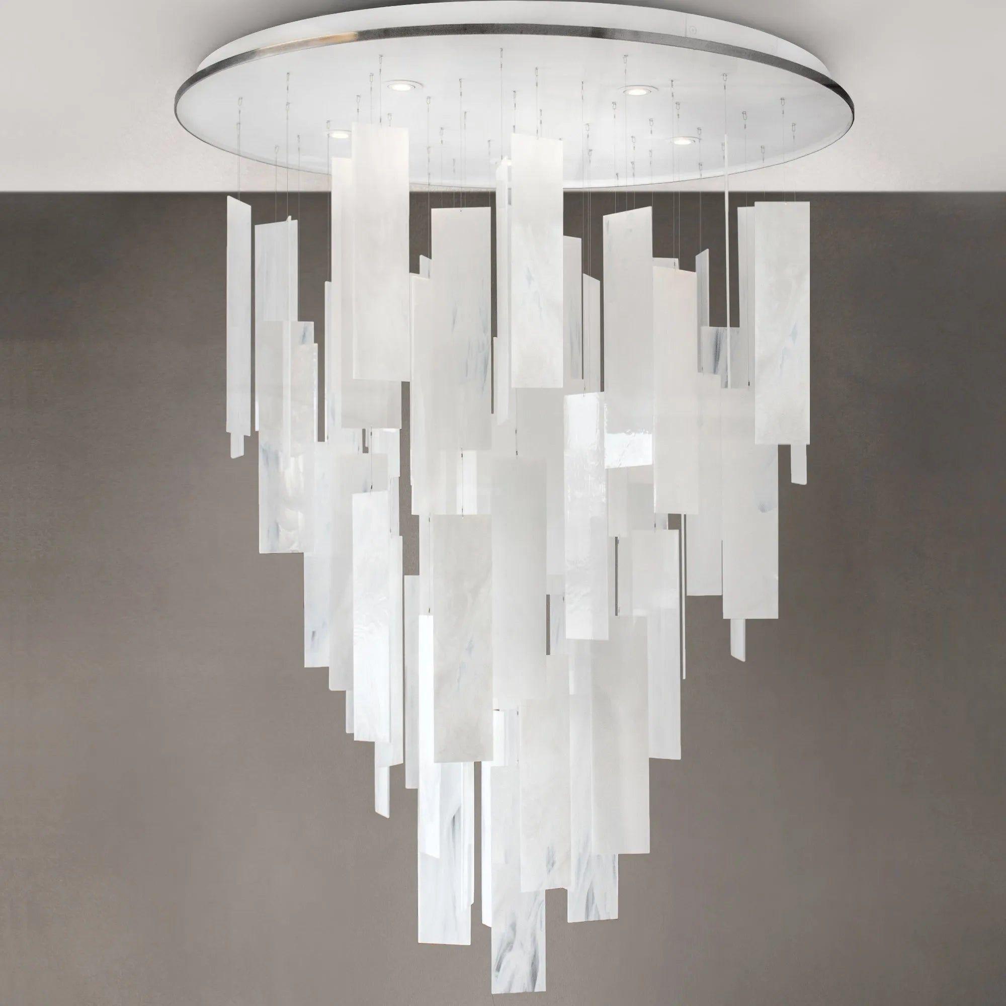 Ridgely Studio Works - Movimento Round Chandelier - MO-RND-CH-MD-BR - Canada Light Shop