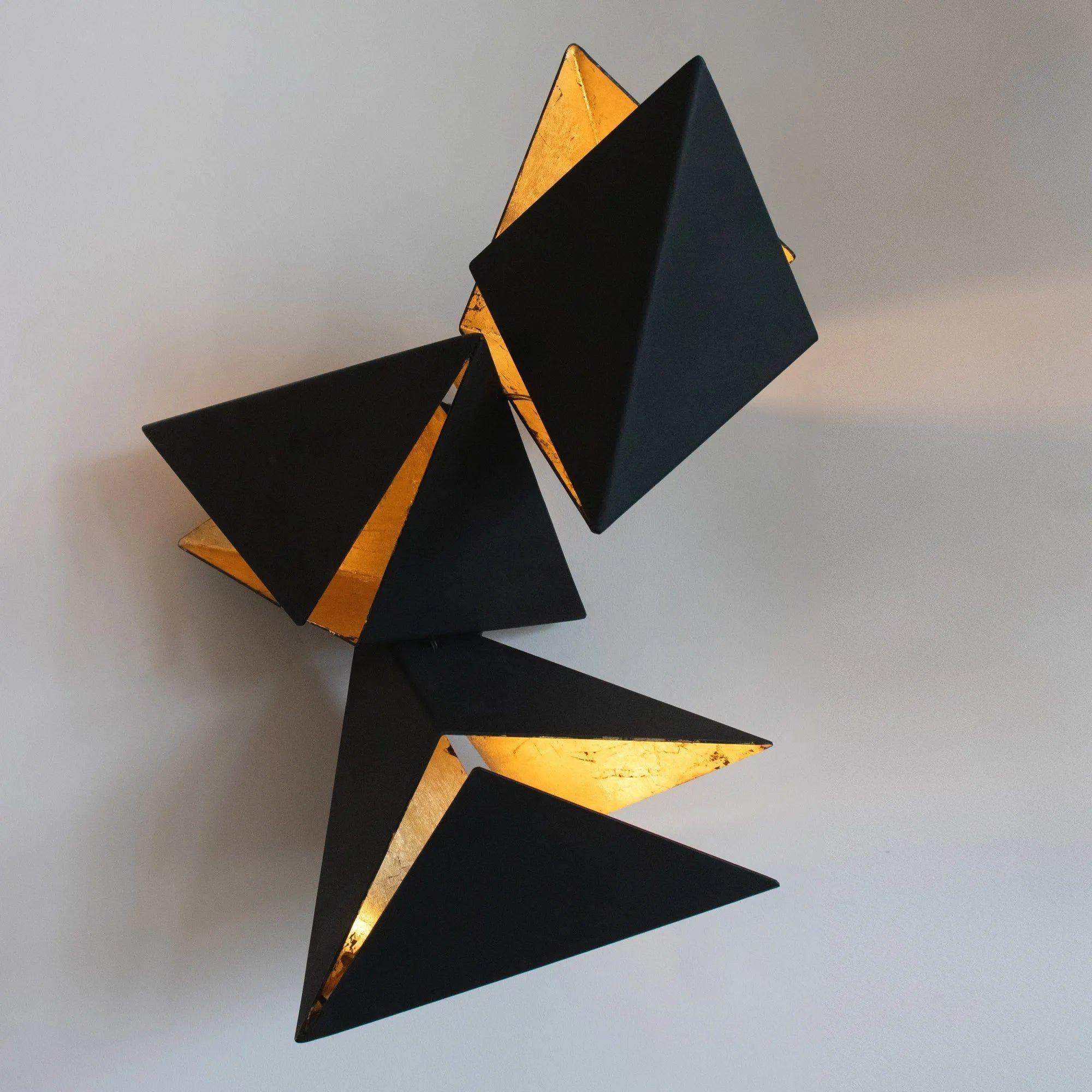 Ridgely Studio Works - Rapture Wall Sconce - RAPT-WS-CL3-GB-GL - Canada Light Shop